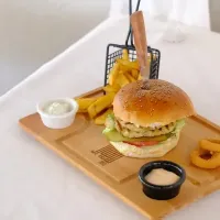 Double Chicken Burger